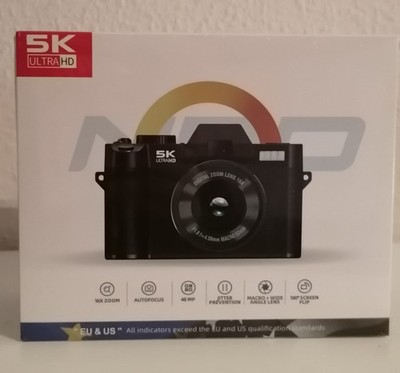 NBD 5K Digital Camera for Photography 48mp/60fps Video for Vlogging