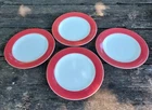 (4) Set #2 Vintage Pyrex Pink Flamingo 10" Dinner Plates