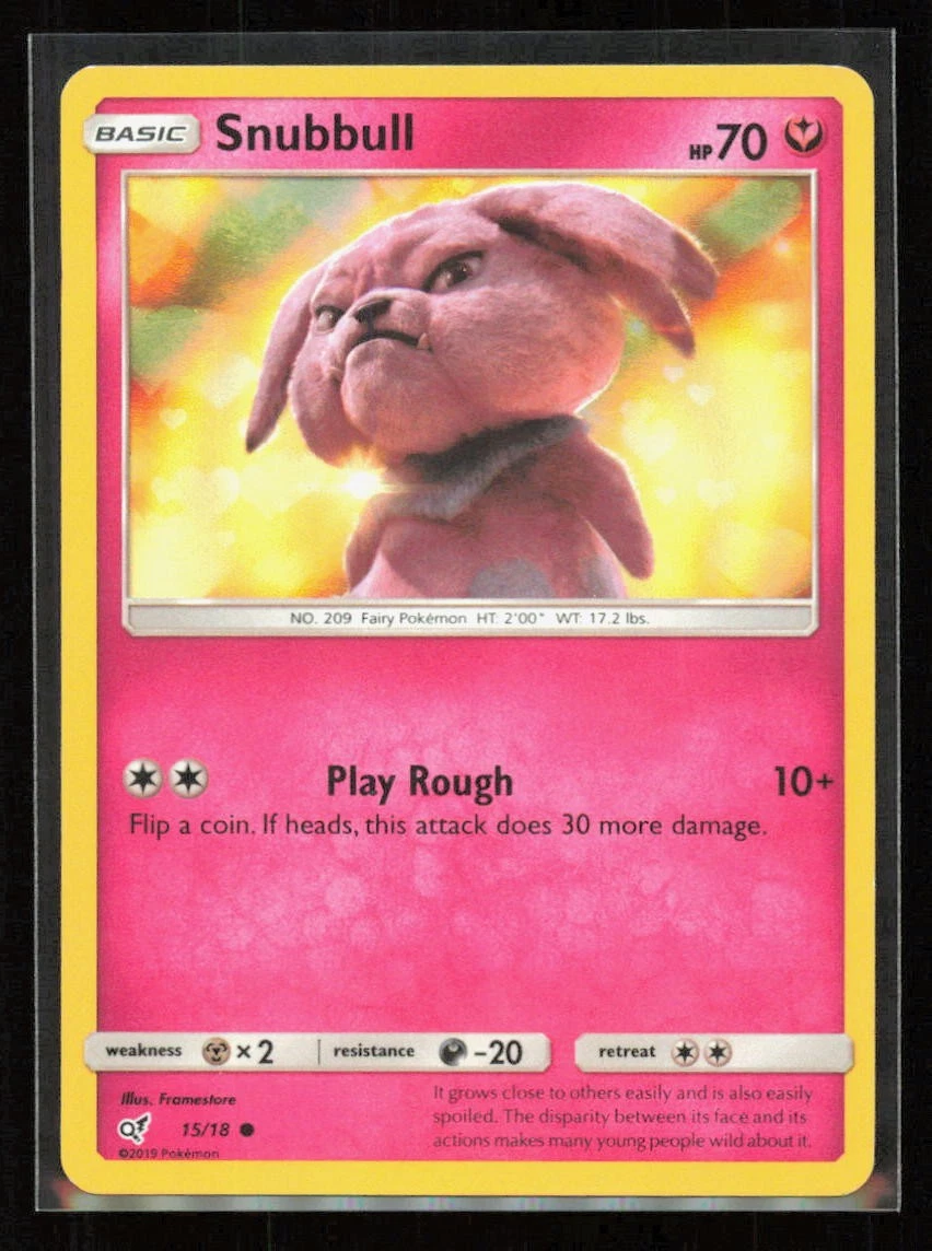 Snubbull 15/18 Detective Pikachu for sale | eBay