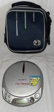 Sony D-NE511 CD Walkman Atrac 3 plus MP3 CD Player Discman Silver Red & Case VGC