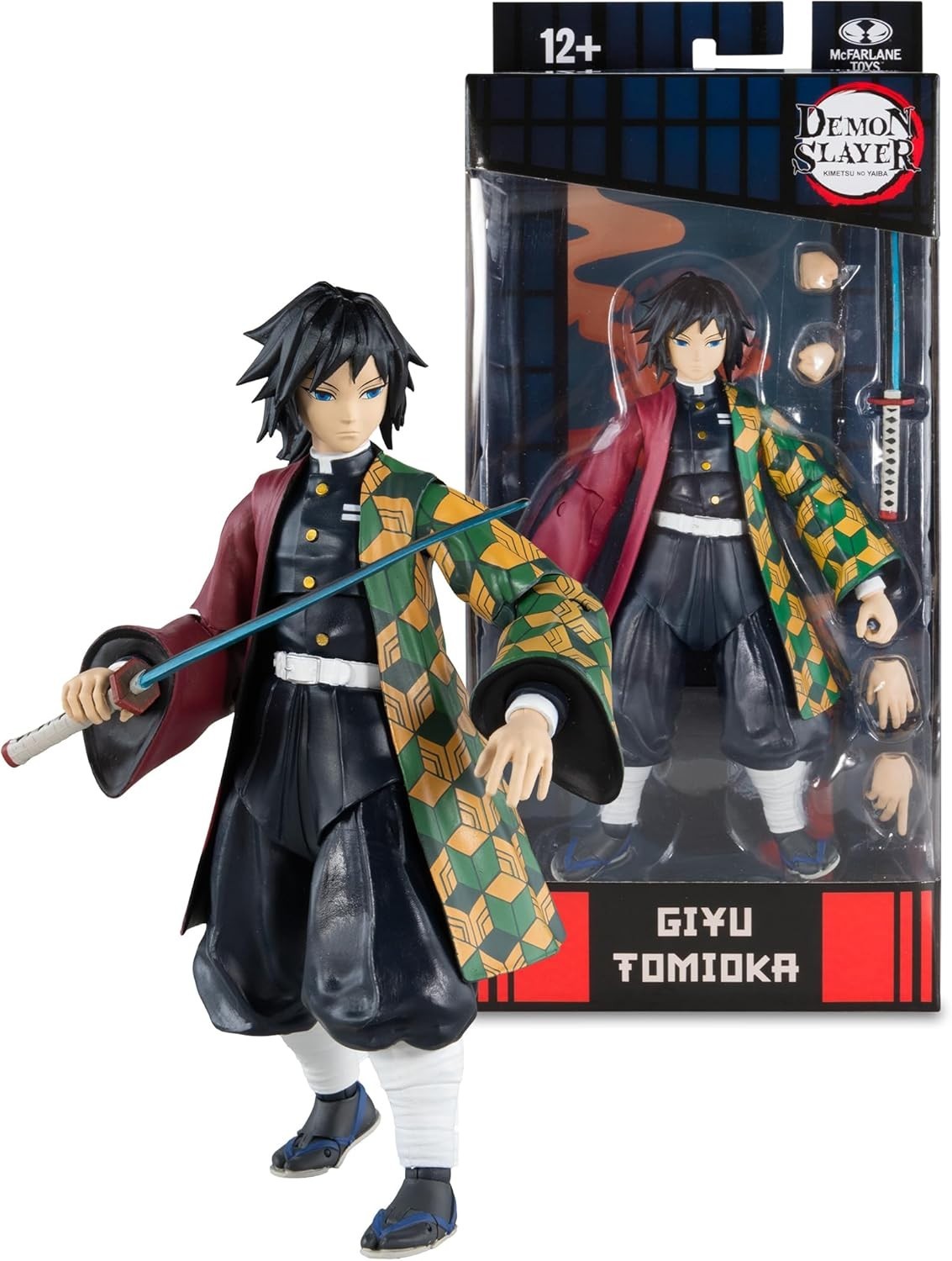 McFarlane Demon Slayer Giyu Tomioka 7 Inch Action Figure Anime Collectible