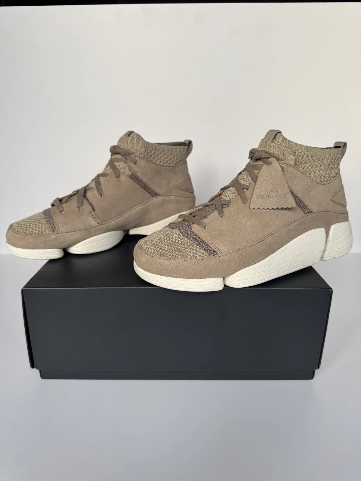 Clarks Original Mens Trigenic Evo Sand Knit Size UK 8 / US 9 G