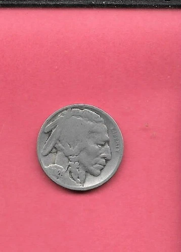 US UNITED STATES BUFFALO NICKEL 1926 P  GOOD-NICE OLD ANTIQUE 5 CENT COIN