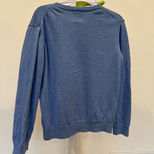 Gap Blue Sweater Boys L 100% Cotton - Picture 2 of 4