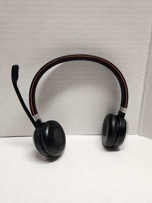 Jabra Evolve 65 UC Stereo Bluetooth On the Ear Headset Bundle - Black (HSC018W)