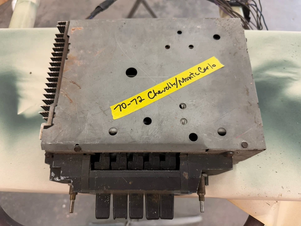 Chevrolet Chevelle Monte Carlo 1971 1972 El Camino AM 8 pistas radio estéreo 1970 Foto 4 de 4