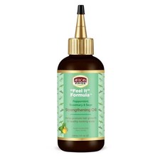 African Pride Feel It Formula Strengthening Oil Peppermint Rosemary Sage 4 fl oz
