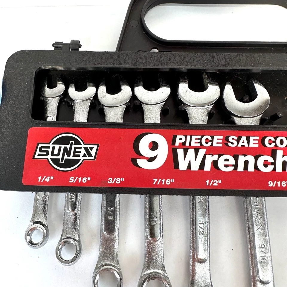 Juego de llaves combinadas Sunex SAE 8 piezas Foto 3 de 4