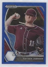 2021 Panini Prizm Draft Picks Blue Wave Prizm Hayden Juenger #PDP182 0p0