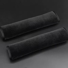 2pcs Universal Seat Belt Cover Soft Shoulder Pad Strap Protector Car Truck Black 2pcs Universal Seat Belt Cover Soft Shoulder Pad Strap Protector Car Truck Black