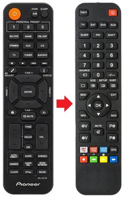 Fernbedienung passend für PIONEER VSX-534 | VSX-834 | VSX534