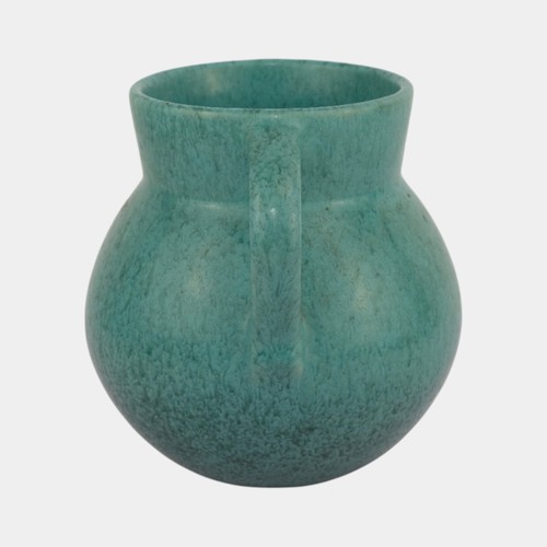 Roseville Tourmaline Turquoise 1933 Vintage Art Deco Pottery Vase 517-6 - Picture 4 of 6