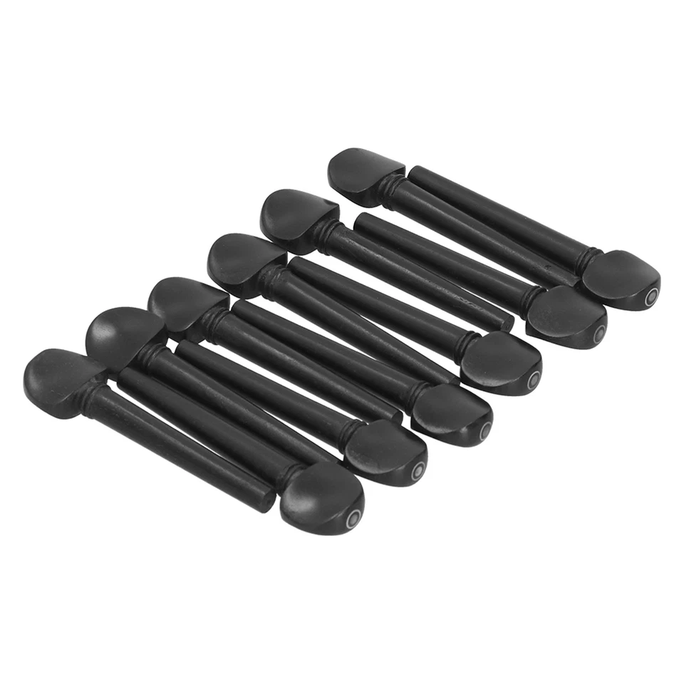 12Pcs Ebony Peg Wooden Tuning Replacement Accessories For Oud Violin LWCP - Image 2 of 4