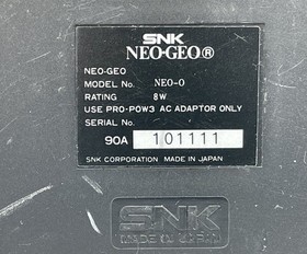 Neo Geo AES Console SNK Pro Controller & Power adapter Tested from JAPAN