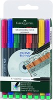 Faber Castell 152309 Marker Multimark Permanent S 8Er Etui Folienstift Stifte
