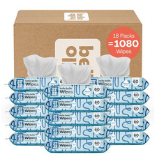 Hello Bello Extra Gentle Unscented Baby Wipes, Plant Based, Made with 99 Water