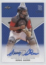 2020 Leaf Perfect Game National Showcase Blue 12/15 Sergio Guerra Auto 0c6