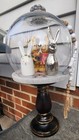 New Upcycled Glass Cloche On Pedestal Base W/ Easter Decor — photo 10