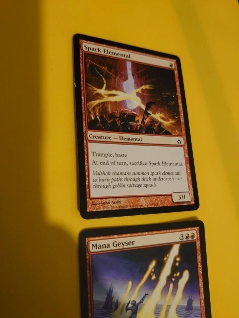 Mana Geyser & Spark Elemental Fifth Dawn. MTG 2 Card. sorcery & elemental - Image 4 of 4