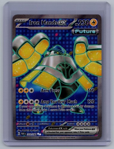 Iron Hands ex 223/182 Ultra Rare Paradox Rift Pokemon Holo Near Mint