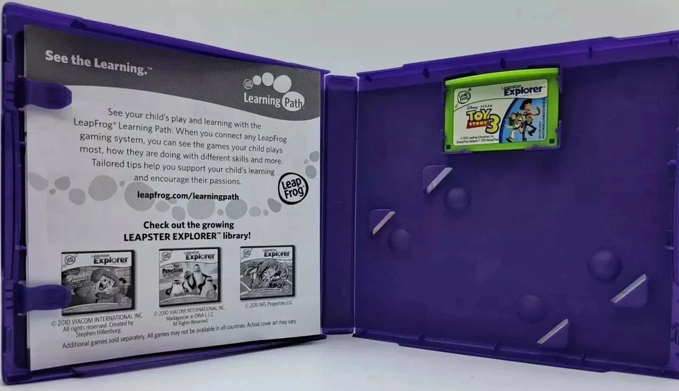 Leapster Explorer Leapfrog Toy Story 3 Cartridge Game Disney Pixar - Image 3 of 3