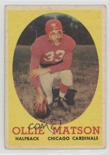 1958 Topps Ollie Matson #127 HOF 0q4x