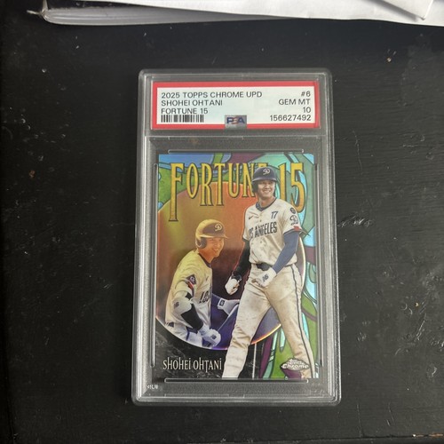 2025 Topps Chrome Update Fortune 15 #F15-6 Shohei Ohtani Dodgers