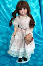 Poupée ancienne , visage porcelaine, corps composition Germany 8/10