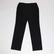Hermes Black Cotton Nylon Blend Straight Cut Trouser
