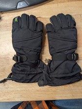 Head Unisex Snow Gloves, Insulated w/Pocket - Black Size MEDIUM