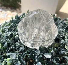 Vintage Glass Flower Frog 11 Hole Dome GreenHouse Flower Garden Summer Blemished