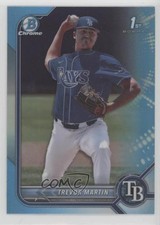 2022 Bowman Draft Chrome Sky Blue Refractor Trevor Martin #BDC-184 18pd