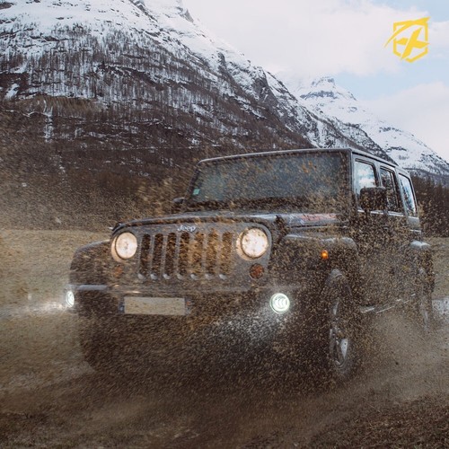 Luces antiniebla de parachoques delantero de 4 pulgadas blanco halo ojo de ángulo DRL para Jeep Wrangler 07-18 - Imagen 7 de 7