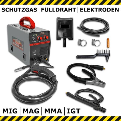 Mauk Inverter und Schutzgas Schweißgerät 4in1 Multifunktions Schweißgerät