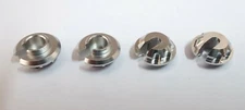 Alloy Shock Spring Cups Silver For Associated RC10 Classic/Worlds Car/SC10/TC3/4