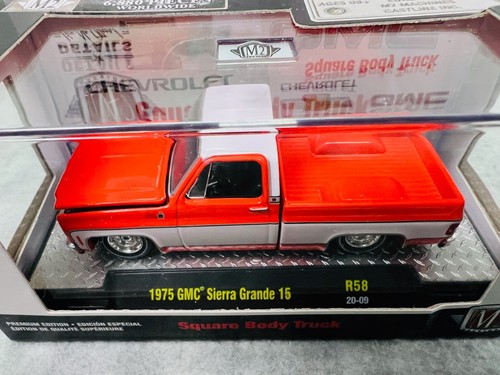 🇺🇸🇺🇸M2 Machines Square Body Truck 1975 GMC Sierra Grande 15 R58 H26🇺🇸🇺🇸 - Picture 2 of 7