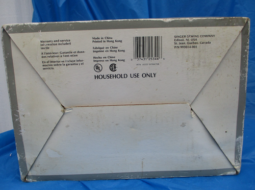 NOB •Singer Juice Giant•Juice Extractor•Model 774 Complete Healthy choice 1991 - Picture 14 of 15