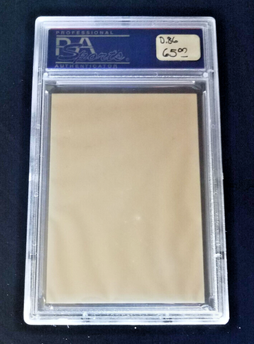 Vince DiMaggio PSA ADN Firmado 1979 Wallin Diamond Greats #211 Autógrafo Braves - Imagen 2 de 2