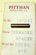 Pittman DC196A  196B Motor Rear Threaded Spacer Vintage Slot Car NOS 10-247