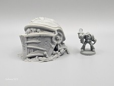 titan head  sci -fi destroyed titan ruin head scenery terrain wargaming dnd rpg