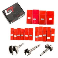 15x Wood Drill Hole Borer Pot Borer 10 mm to 50 mm Forstner Drill Kit