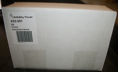 A02-001 D8 8-Zone Distribution Board Lifesafety Power Simple Accessory New