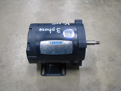 #ad #ad LEESON Electric Pump Motor 1 2hp 3450rpm 3phase C4T34DK8A $131.25