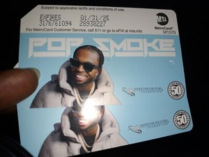 Pop Smoke Metro Card | eBay