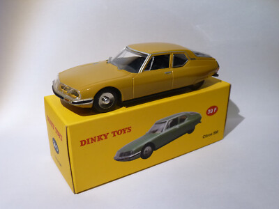 Citroen SM jaune moutarde ref 39F 24O au 1/43 de dinky toys