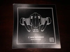 BMW  Motorcycles  Decal Sticker  Motorrad "MAKE LIFE A RIDE" 5"