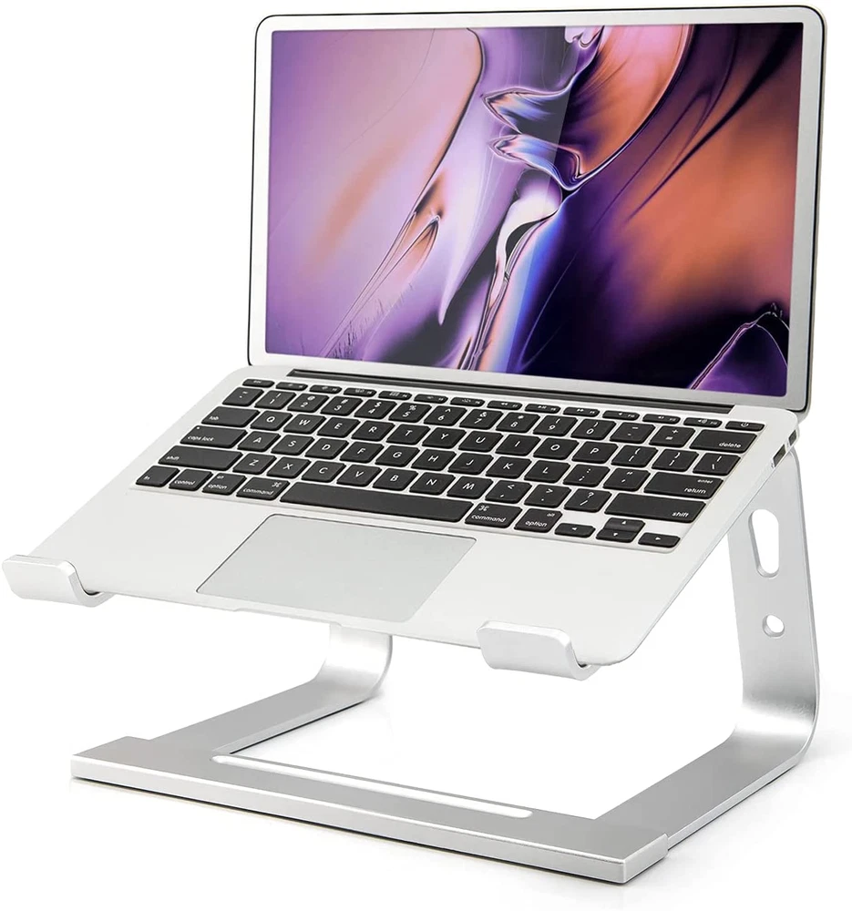 Adjustable Ergonomic Portable Laptop Stand with Height Riser for Desk