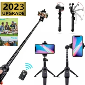Universel 40-inch Selfie Stick Tripod Stand pour téléphone portable avec télécommande Bluetooth