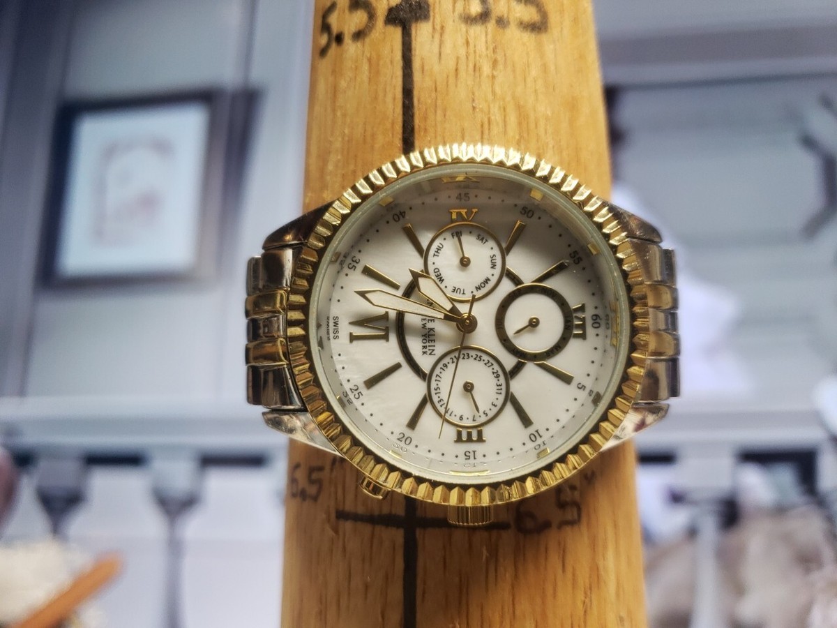 Anne Klein New York Pearl Dial Stainless Steel Women's Watch