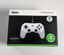 8bitdo Pro 2 Wired Controller for Xbox (82BB) w/ Hall Effect Joysticks- White
